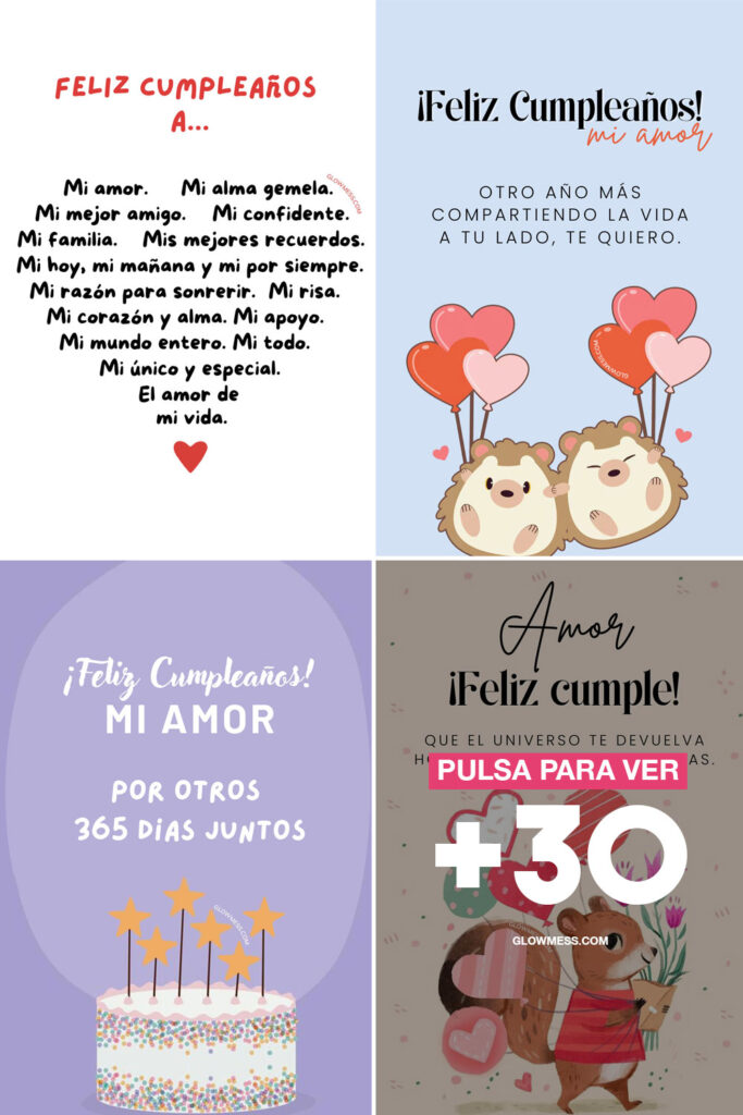 imagenes de feliz cumpleaños amor
