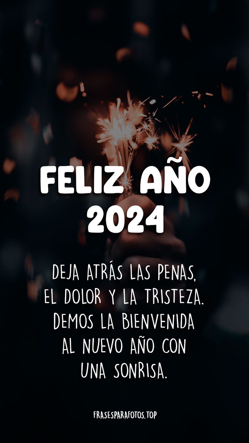 100+ Frases para desear FELIZ AÑO NUEVO 2024 con Imagenes