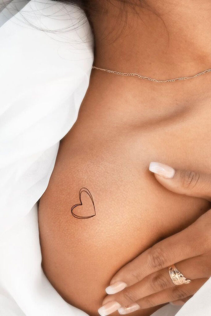 corazon tatuaje dibujo