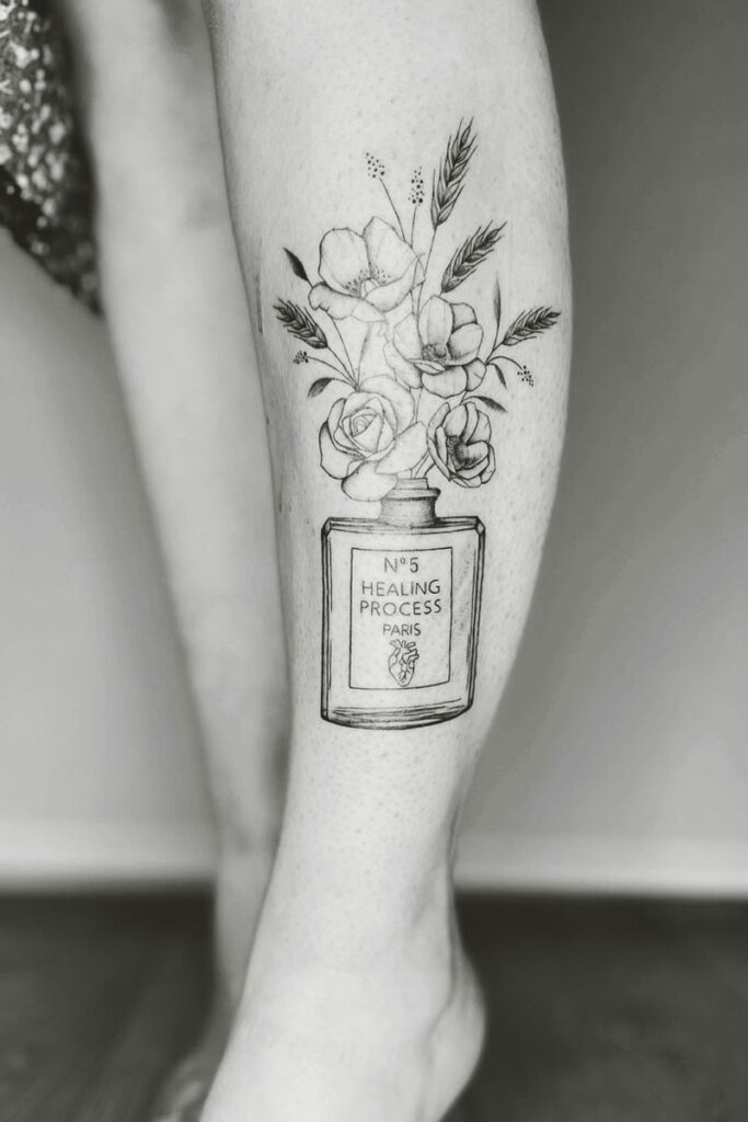 tatuajes en la pierna