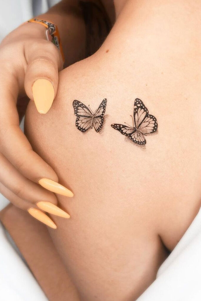tatuajes de mariposas