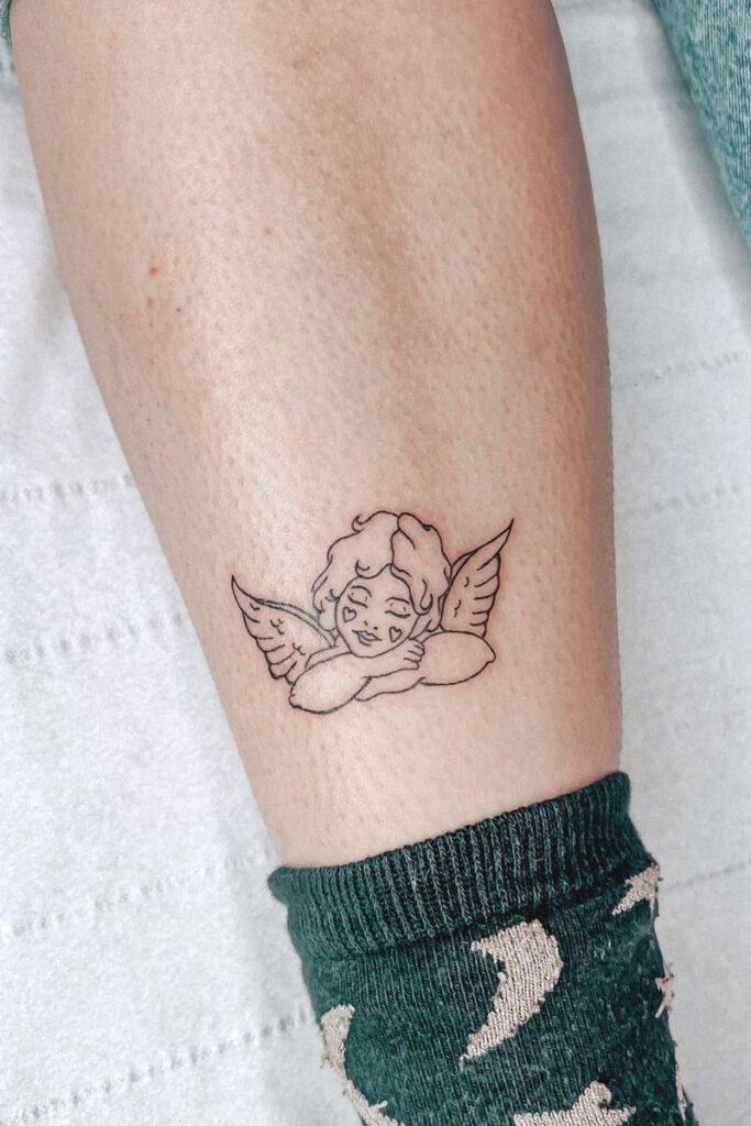 tatuajes de angelitos