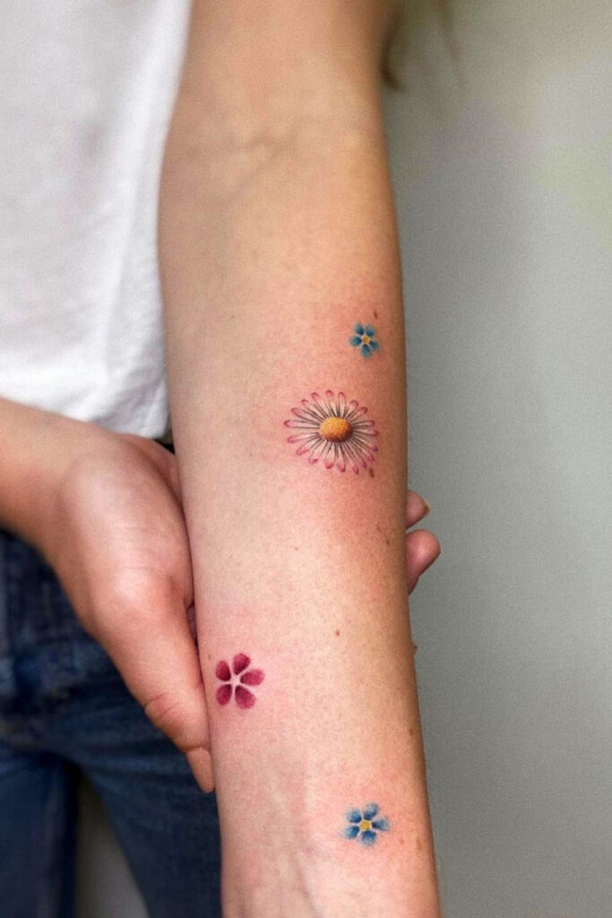 tatuajes de flores