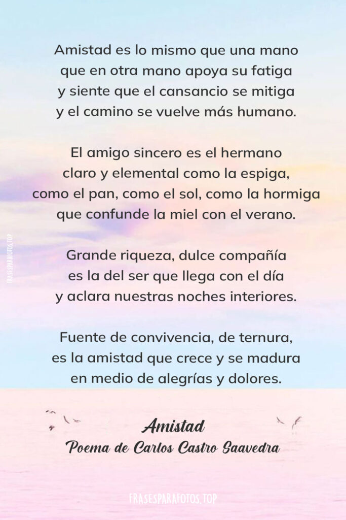 poemas para una amiga