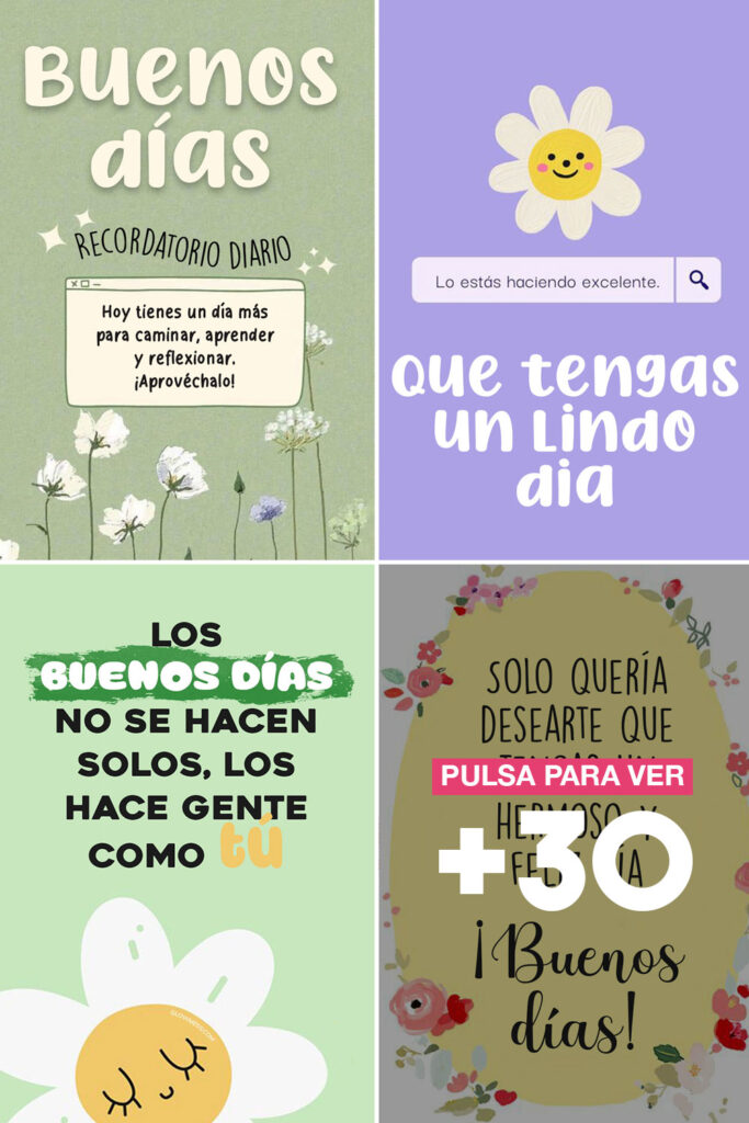 tarjetas de buenos dias motivadoras